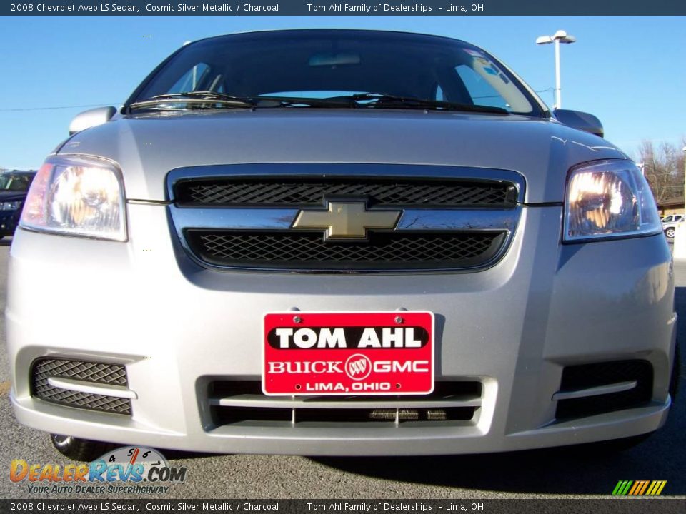 2008 Chevrolet Aveo LS Sedan Cosmic Silver Metallic / Charcoal Photo #2