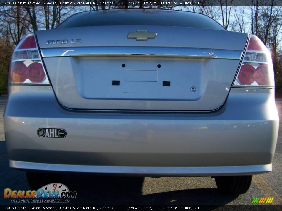 2008 Chevrolet Aveo LS Sedan Cosmic Silver Metallic / Charcoal Photo #5