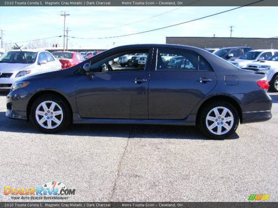 2010 Toyota Corolla S Magnetic Gray Metallic / Dark Charcoal Photo #6