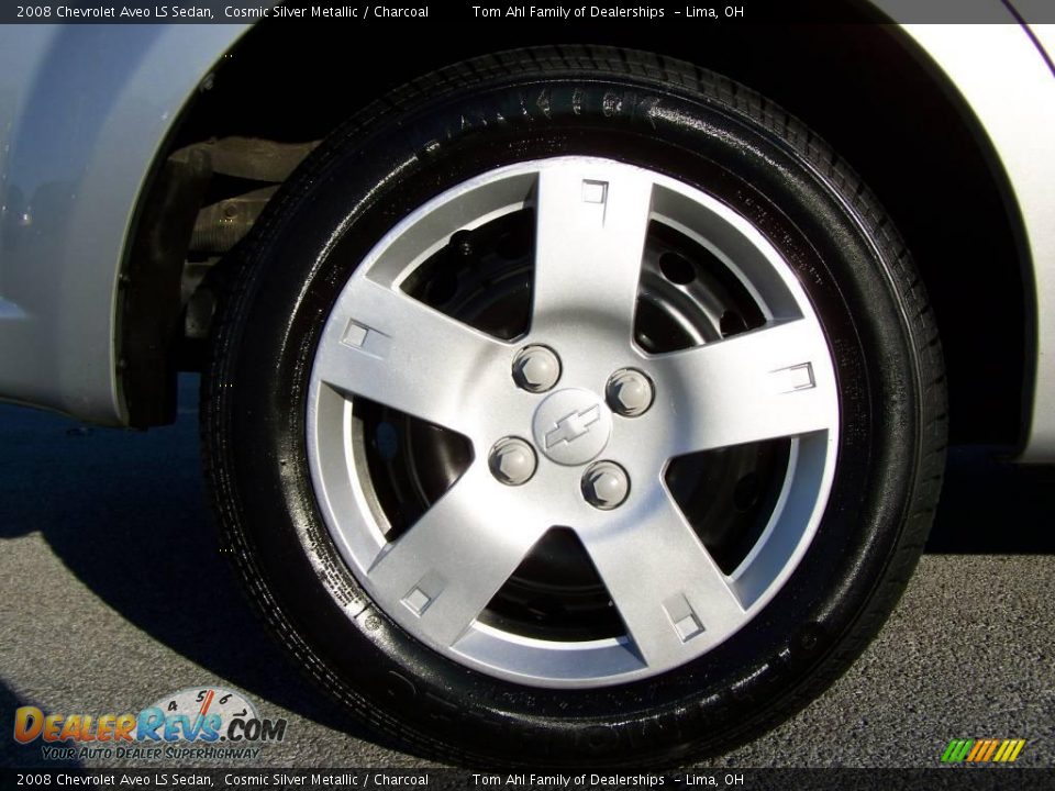 2008 Chevrolet Aveo LS Sedan Cosmic Silver Metallic / Charcoal Photo #8