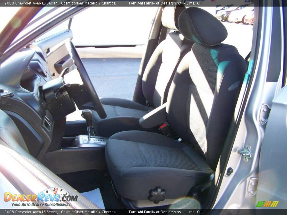 2008 Chevrolet Aveo LS Sedan Cosmic Silver Metallic / Charcoal Photo #9