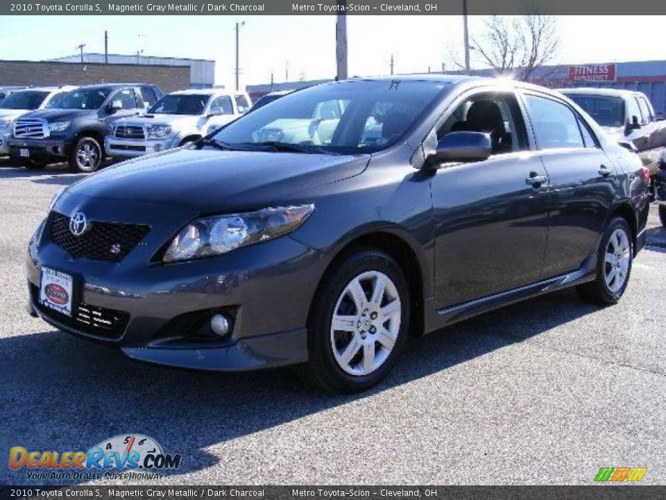 2010 Toyota Corolla S Magnetic Gray Metallic / Dark Charcoal Photo #7
