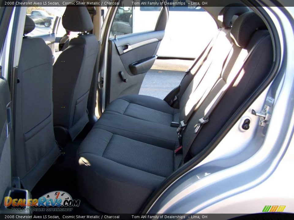 2008 Chevrolet Aveo LS Sedan Cosmic Silver Metallic / Charcoal Photo #10