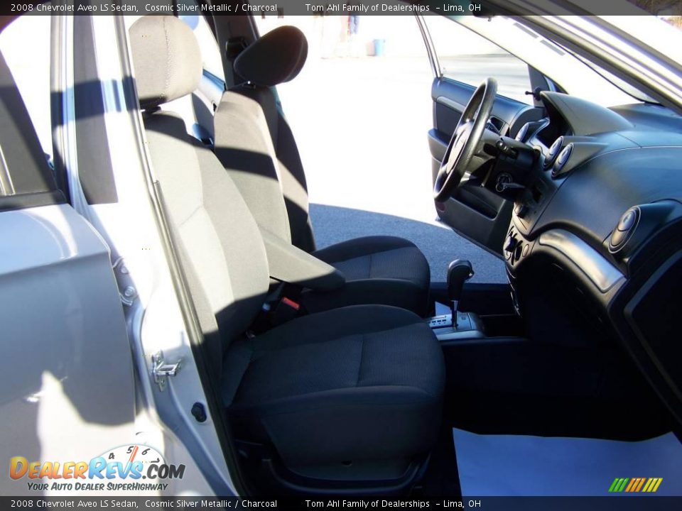 2008 Chevrolet Aveo LS Sedan Cosmic Silver Metallic / Charcoal Photo #12
