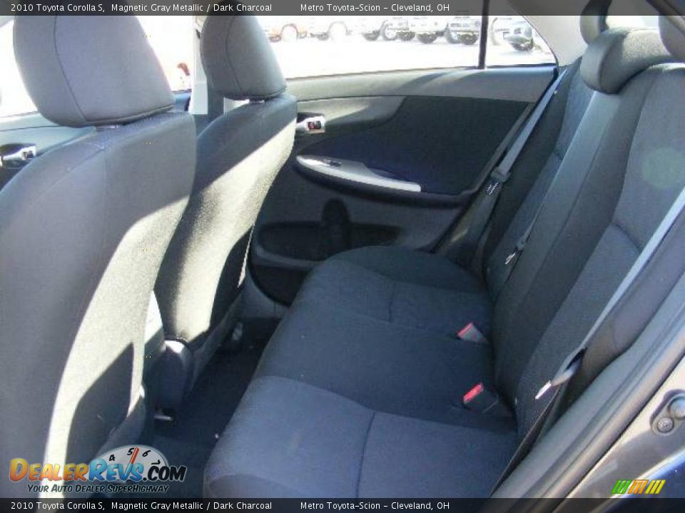 2010 Toyota Corolla S Magnetic Gray Metallic / Dark Charcoal Photo #11
