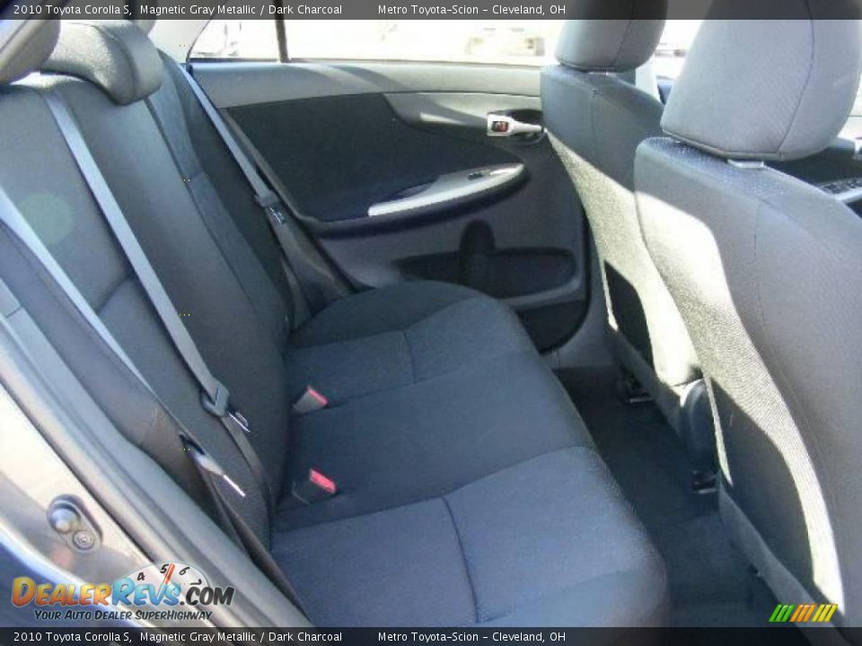 2010 Toyota Corolla S Magnetic Gray Metallic / Dark Charcoal Photo #12