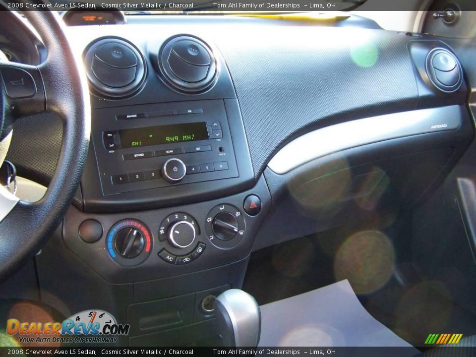 2008 Chevrolet Aveo LS Sedan Cosmic Silver Metallic / Charcoal Photo #17