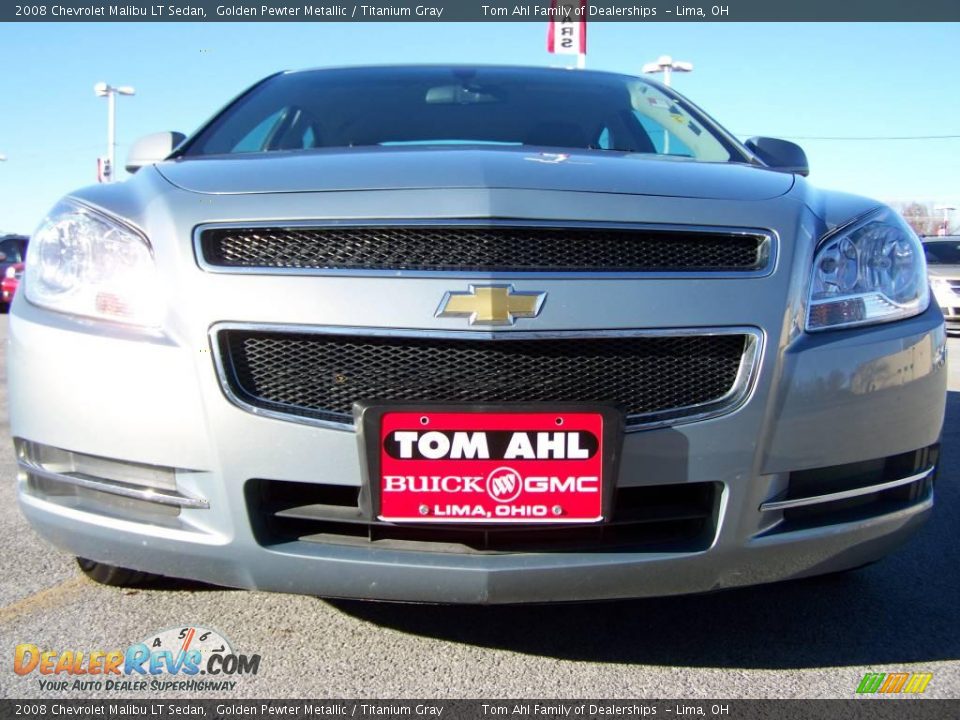 2008 Chevrolet Malibu LT Sedan Golden Pewter Metallic / Titanium Gray Photo #3