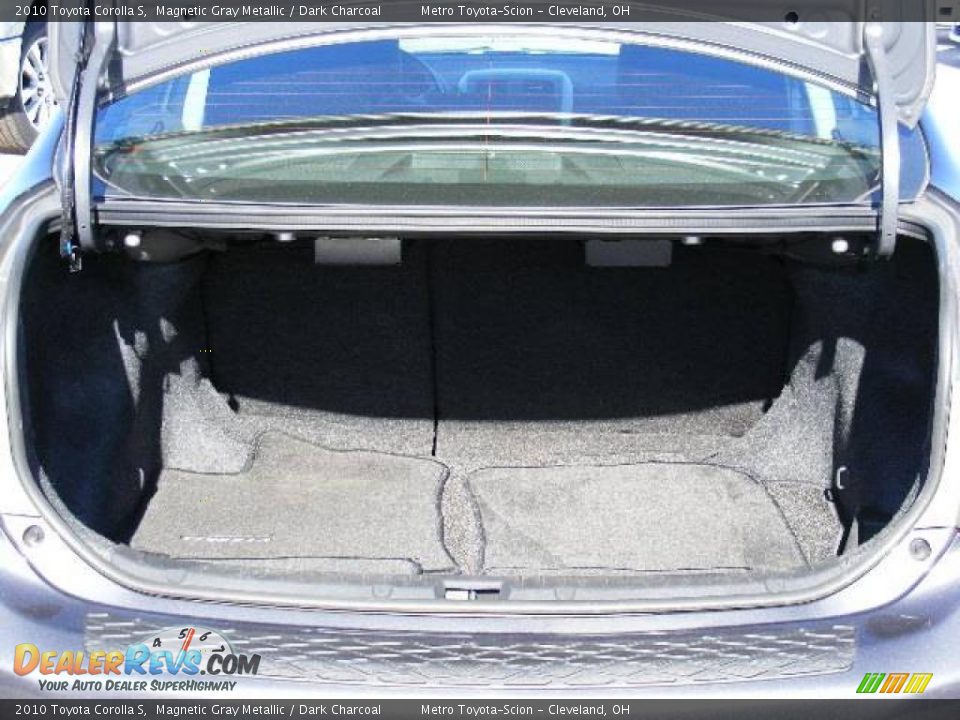 2010 Toyota Corolla S Magnetic Gray Metallic / Dark Charcoal Photo #23