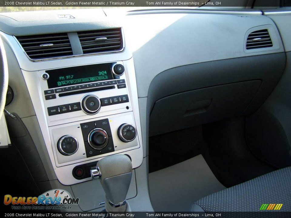 2008 Chevrolet Malibu LT Sedan Golden Pewter Metallic / Titanium Gray Photo #18