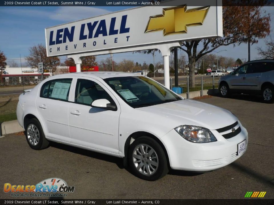 2009 Chevrolet Cobalt LT Sedan Summit White / Gray Photo #1