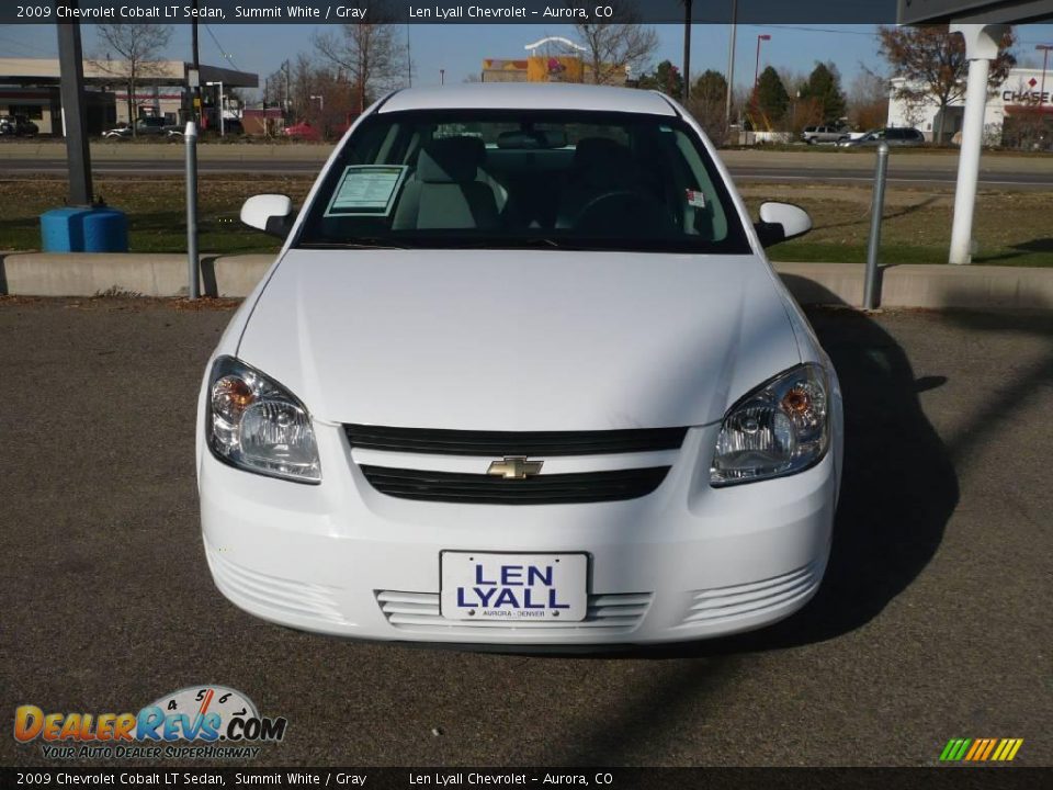 2009 Chevrolet Cobalt LT Sedan Summit White / Gray Photo #2