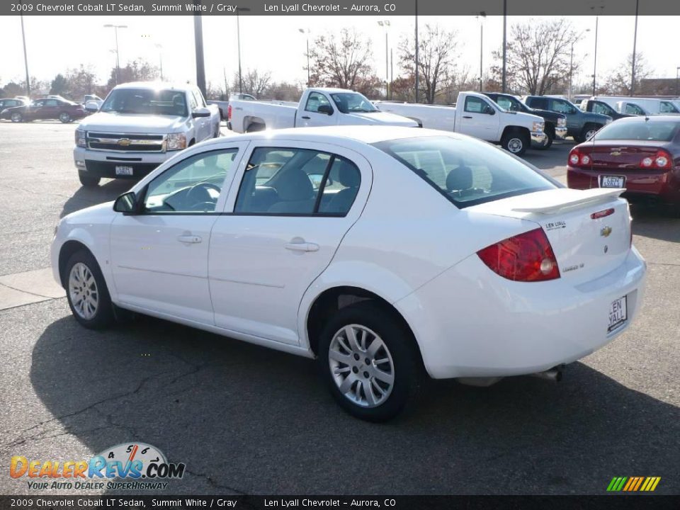 2009 Chevrolet Cobalt LT Sedan Summit White / Gray Photo #4
