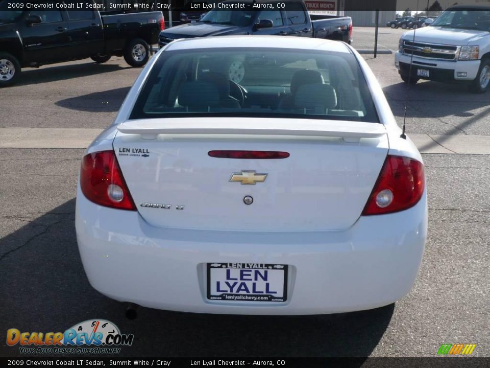 2009 Chevrolet Cobalt LT Sedan Summit White / Gray Photo #5