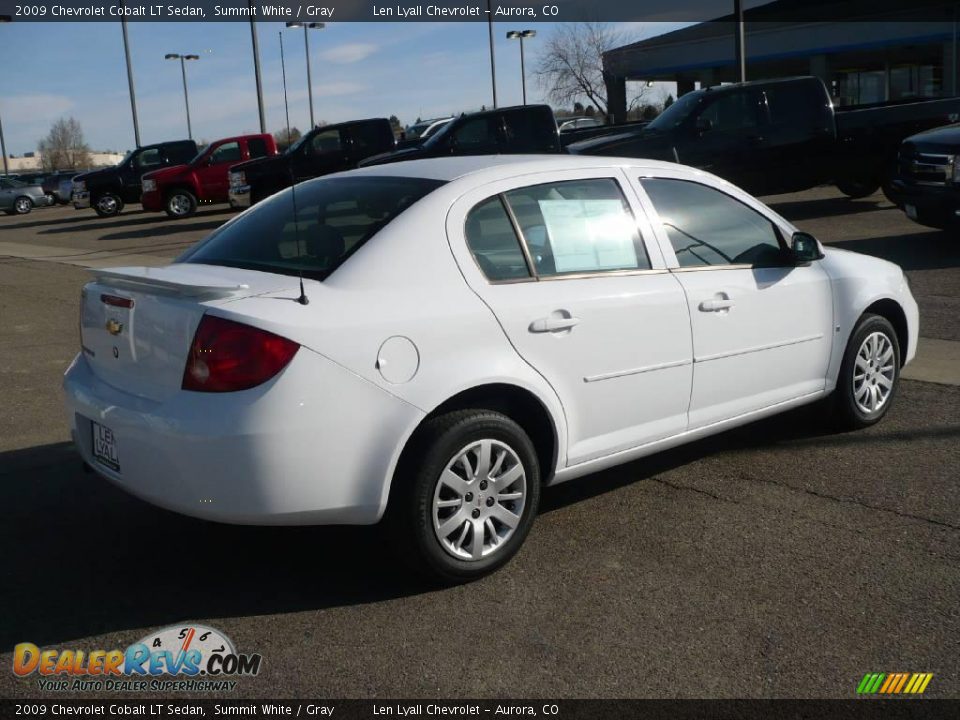 2009 Chevrolet Cobalt LT Sedan Summit White / Gray Photo #6