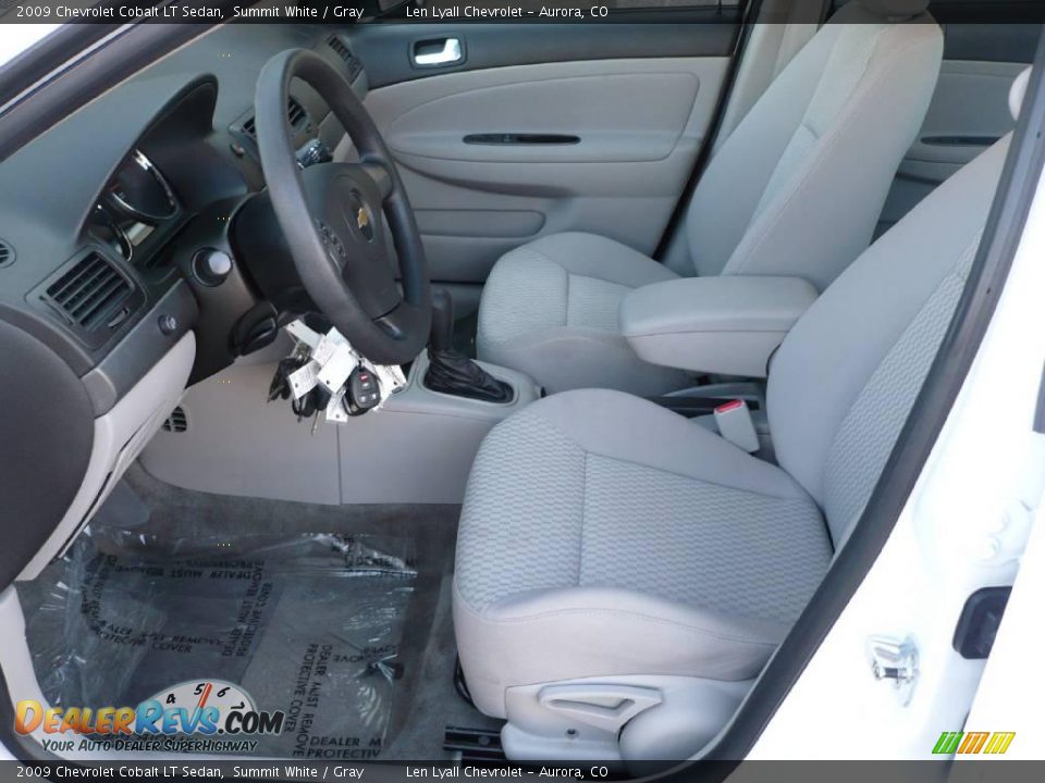 2009 Chevrolet Cobalt LT Sedan Summit White / Gray Photo #9