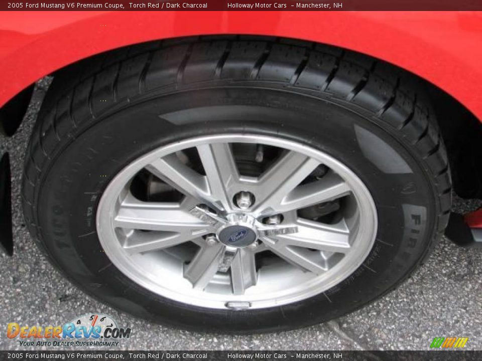 2005 Ford Mustang V6 Premium Coupe Torch Red / Dark Charcoal Photo #5