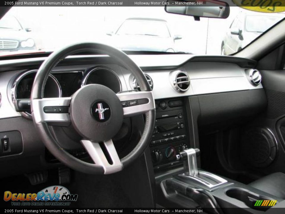 2005 Ford Mustang V6 Premium Coupe Torch Red / Dark Charcoal Photo #8