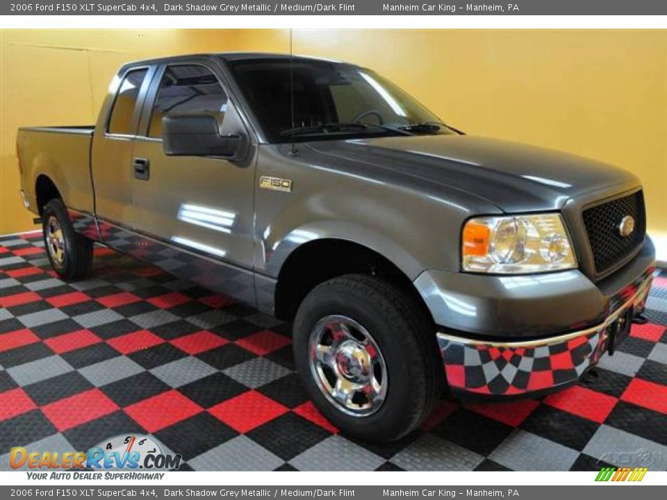 2006 Ford F150 XLT SuperCab 4x4 Dark Shadow Grey Metallic / Medium/Dark Flint Photo #1