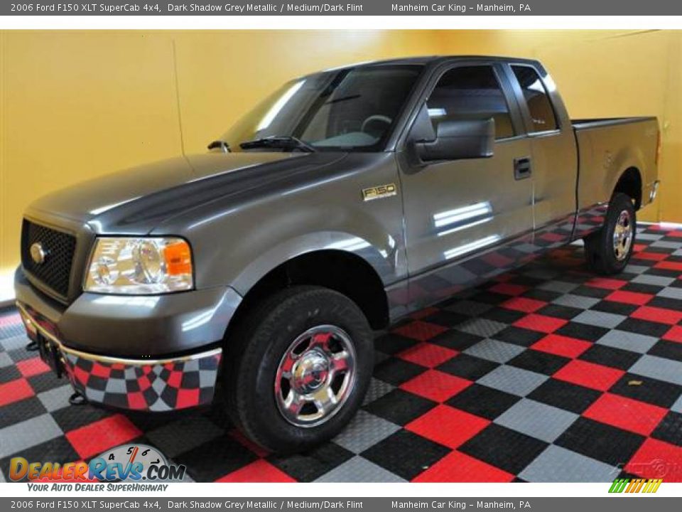 2006 Ford F150 XLT SuperCab 4x4 Dark Shadow Grey Metallic / Medium/Dark Flint Photo #3