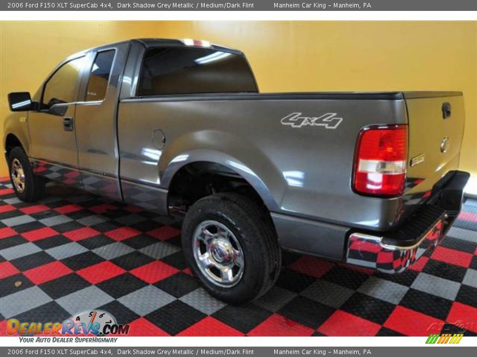 2006 Ford F150 XLT SuperCab 4x4 Dark Shadow Grey Metallic / Medium/Dark Flint Photo #4