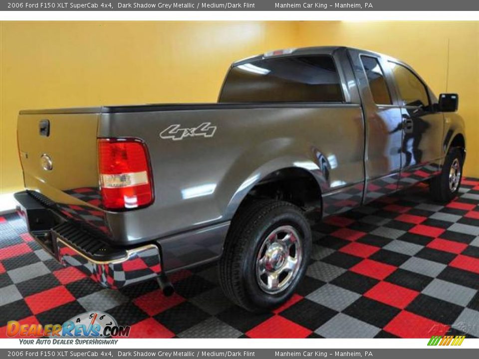 2006 Ford F150 XLT SuperCab 4x4 Dark Shadow Grey Metallic / Medium/Dark Flint Photo #6