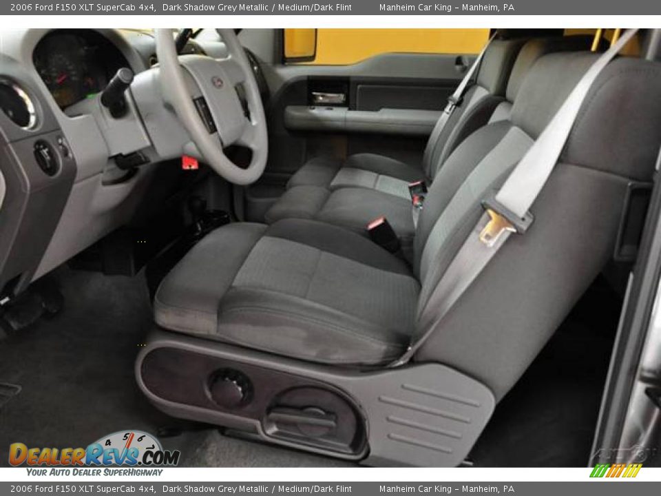 2006 Ford F150 XLT SuperCab 4x4 Dark Shadow Grey Metallic / Medium/Dark Flint Photo #12