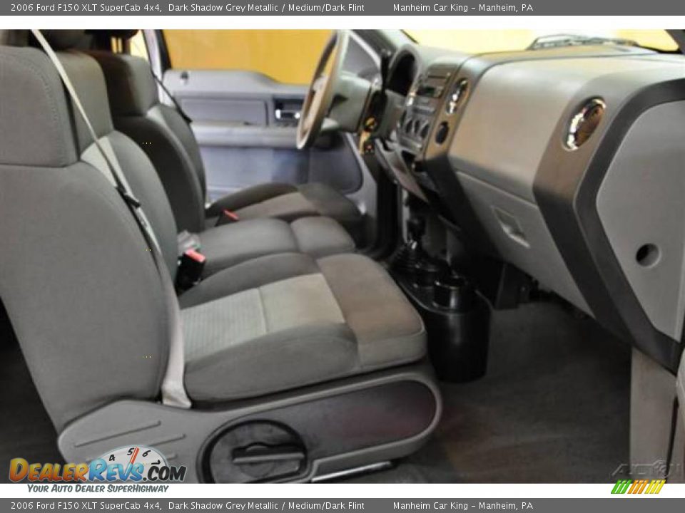 2006 Ford F150 XLT SuperCab 4x4 Dark Shadow Grey Metallic / Medium/Dark Flint Photo #17
