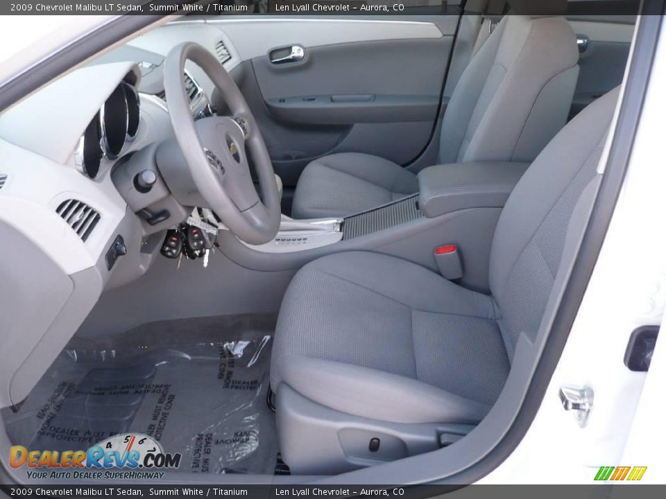 2009 Chevrolet Malibu LT Sedan Summit White / Titanium Photo #9