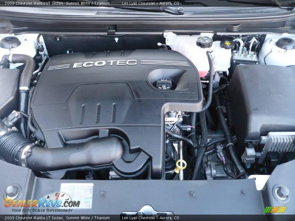 2009 Chevrolet Malibu LT Sedan Summit White / Titanium Photo #20