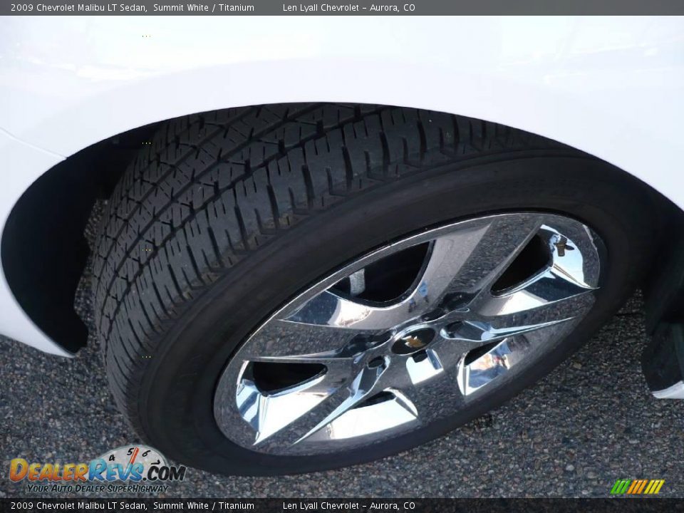 2009 Chevrolet Malibu LT Sedan Summit White / Titanium Photo #21