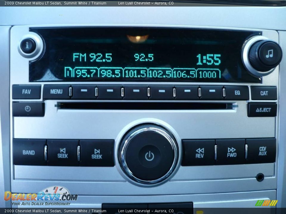 2009 Chevrolet Malibu LT Sedan Summit White / Titanium Photo #24