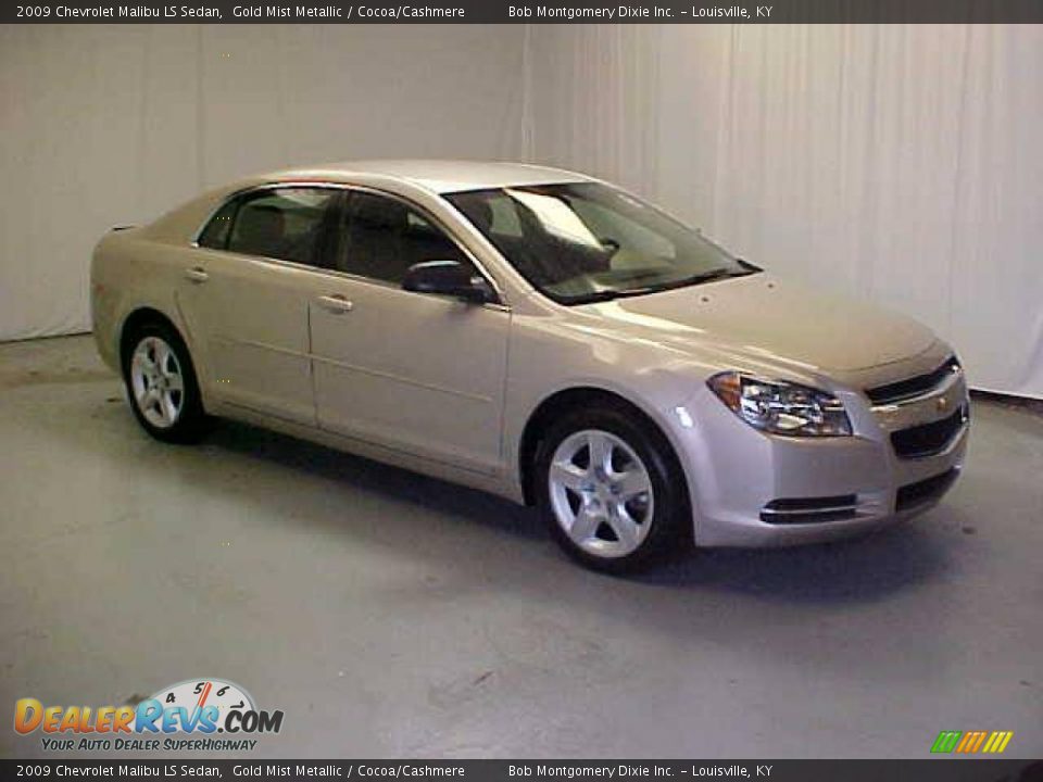 2009 Chevrolet Malibu LS Sedan Gold Mist Metallic / Cocoa/Cashmere Photo #1