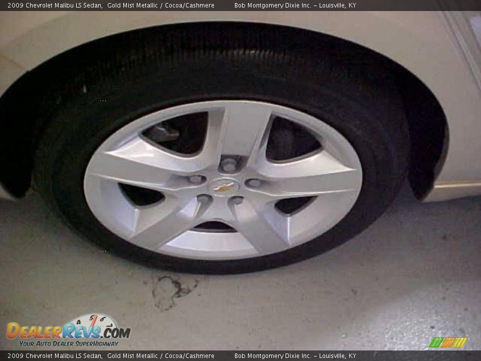 2009 Chevrolet Malibu LS Sedan Gold Mist Metallic / Cocoa/Cashmere Photo #12