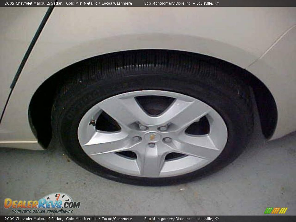 2009 Chevrolet Malibu LS Sedan Gold Mist Metallic / Cocoa/Cashmere Photo #15