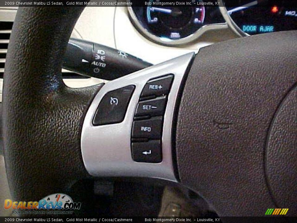 2009 Chevrolet Malibu LS Sedan Gold Mist Metallic / Cocoa/Cashmere Photo #23