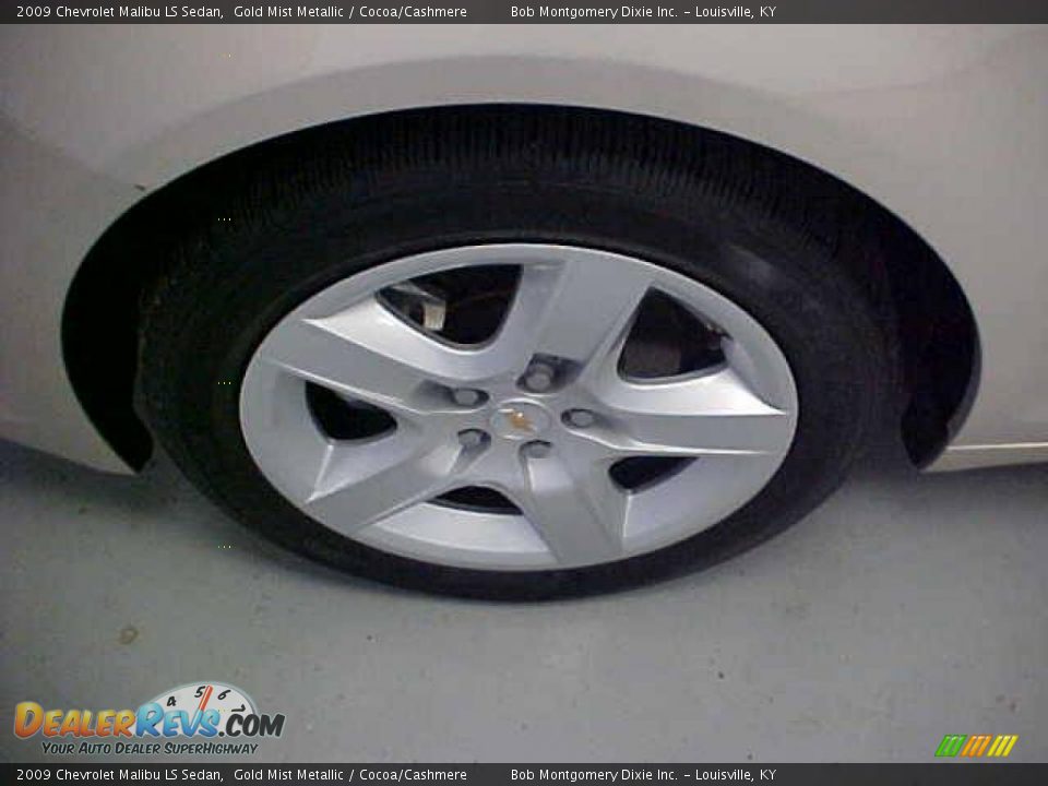 2009 Chevrolet Malibu LS Sedan Gold Mist Metallic / Cocoa/Cashmere Photo #26