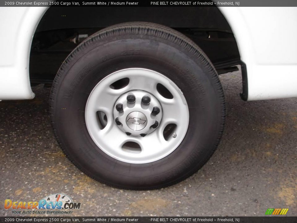 2009 Chevrolet Express 2500 Cargo Van Summit White / Medium Pewter Photo #13