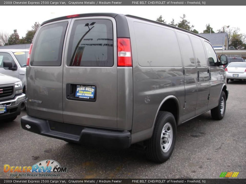 2009 Chevrolet Express 2500 Cargo Van Graystone Metallic / Medium Pewter Photo #4