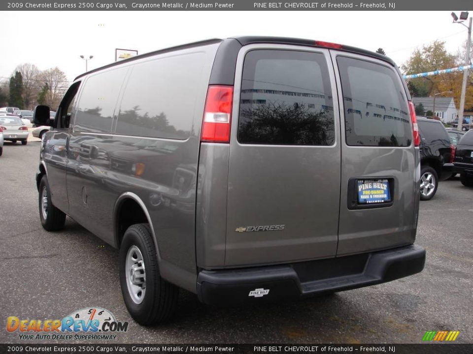 2009 Chevrolet Express 2500 Cargo Van Graystone Metallic / Medium Pewter Photo #5