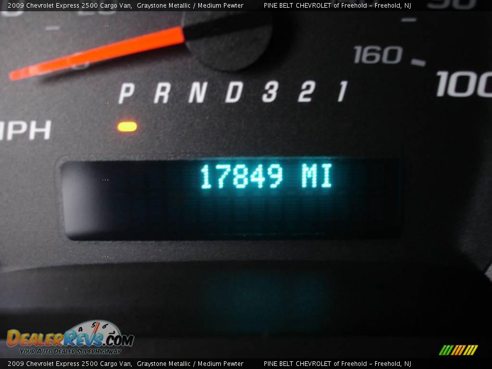 2009 Chevrolet Express 2500 Cargo Van Graystone Metallic / Medium Pewter Photo #14
