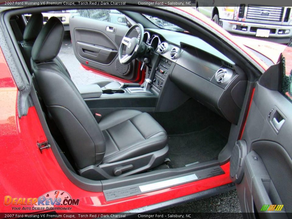 2007 Ford Mustang V6 Premium Coupe Torch Red / Dark Charcoal Photo #9