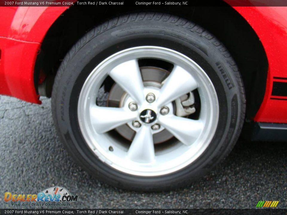2007 Ford Mustang V6 Premium Coupe Torch Red / Dark Charcoal Photo #11
