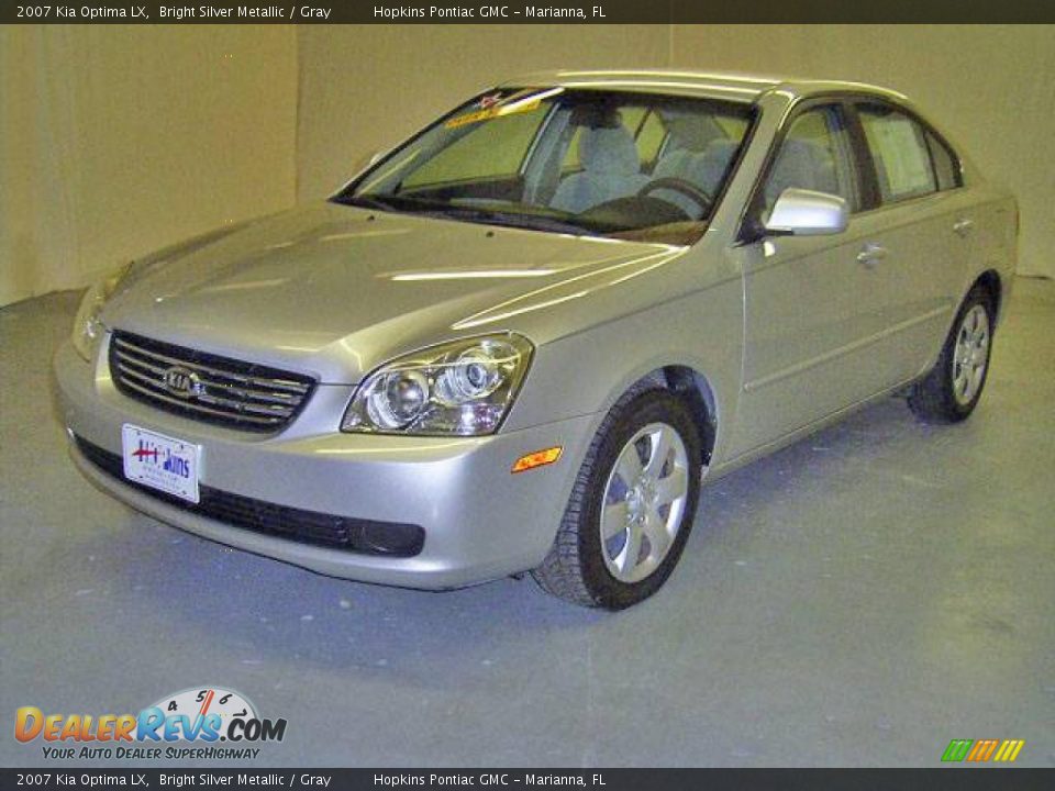 2007 Kia Optima LX Bright Silver Metallic / Gray Photo #1