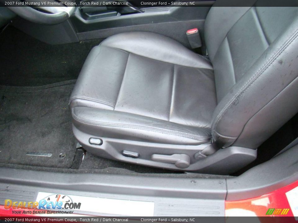 2007 Ford Mustang V6 Premium Coupe Torch Red / Dark Charcoal Photo #13