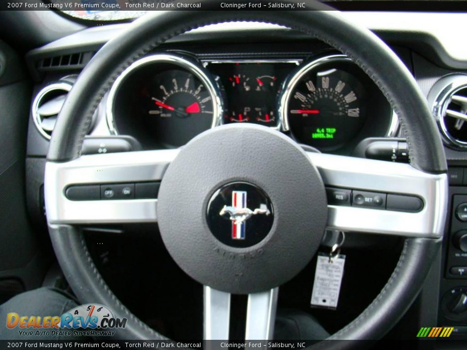 2007 Ford Mustang V6 Premium Coupe Torch Red / Dark Charcoal Photo #15