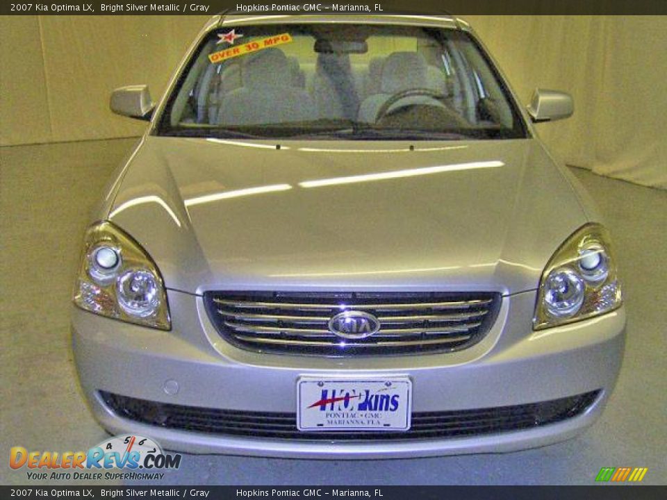 2007 Kia Optima LX Bright Silver Metallic / Gray Photo #5
