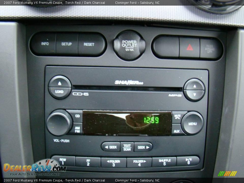 2007 Ford Mustang V6 Premium Coupe Torch Red / Dark Charcoal Photo #16