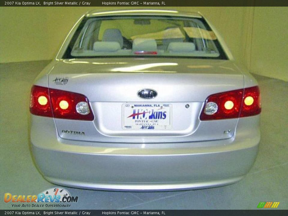 2007 Kia Optima LX Bright Silver Metallic / Gray Photo #7