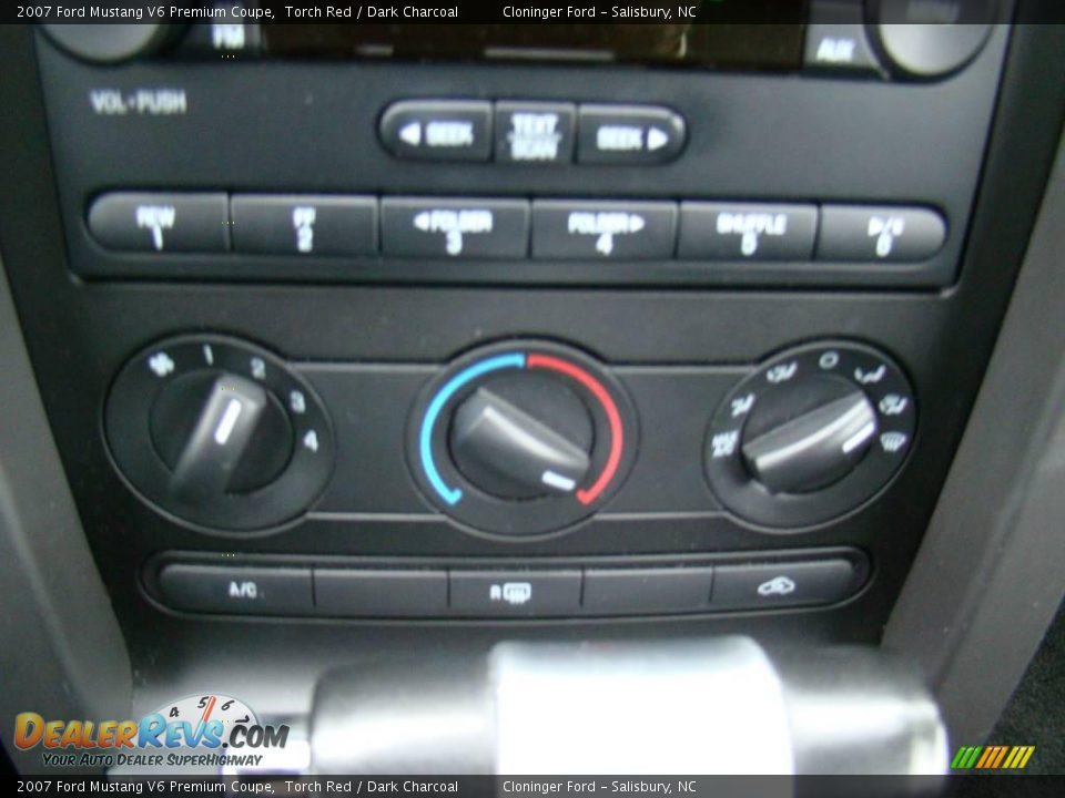 2007 Ford Mustang V6 Premium Coupe Torch Red / Dark Charcoal Photo #17